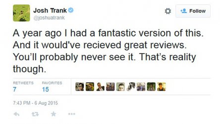 Джош Транк отрекся от итоговой версии «Фантастической четверки»