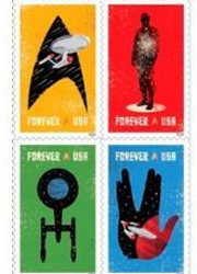 К юбилею "Звездного пути" выпущены почтовые марки