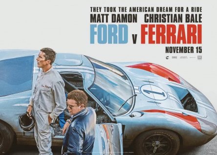 Премьера трейлера: «Форд против Феррари» с Дэймоном и Бэйлом