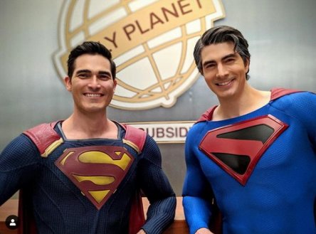 Встретились два Супермена: актер Брэндон Рут поделился фото встречи
